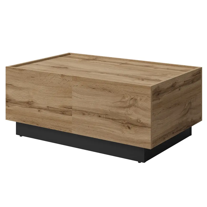 Stolik Kawowy Eko 96  Dąb Wotan/Czarny Onyx