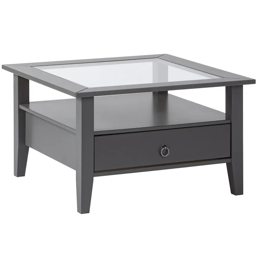 Stolik Kawowy 29086510 Provence 1 Sosna Szary