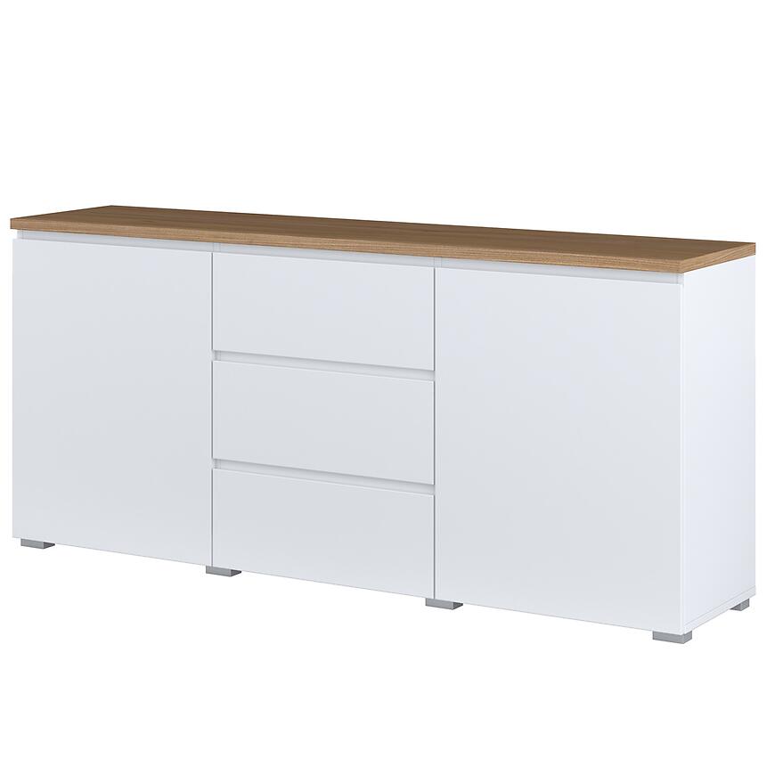 Komoda 2d3s Modo 26 Dąb Mauvella/Biały