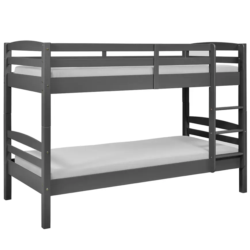 Łóżko Piętrowe 30500268 Lavius 90x200 Szary