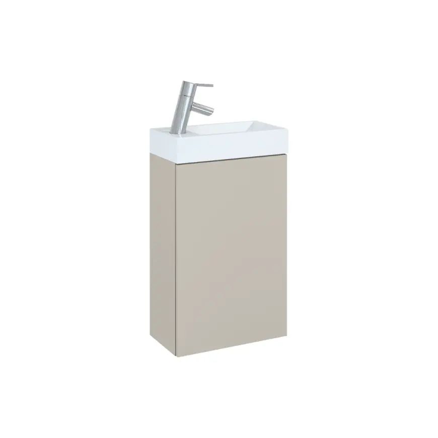 Szafka wisząca z umywalką Small Basic D40 Kaszmir