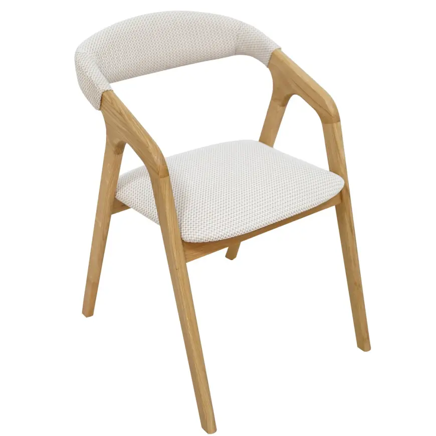 Krzesło z litego drewna Kr-45 Naturalne/Puente 80
