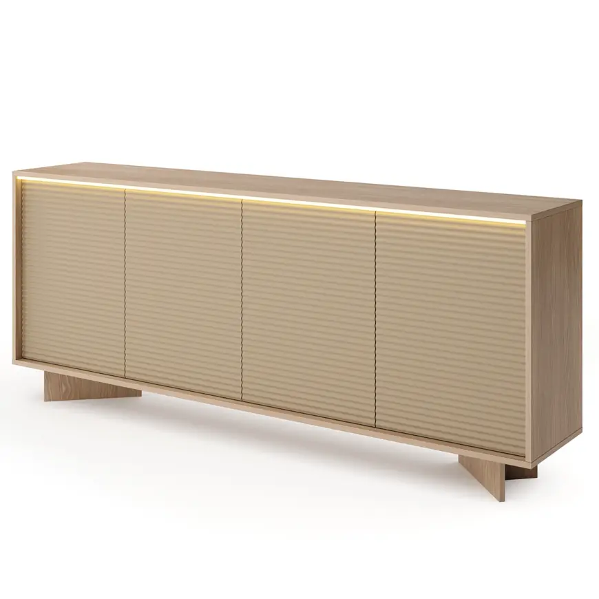 Komoda Semi B 204 4d Boliwar naturalny