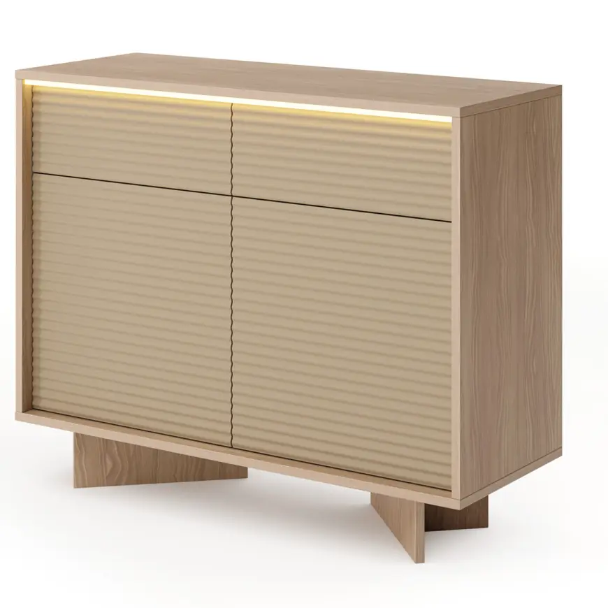 Komoda Semi D 104 2d2s Boliwar naturalny