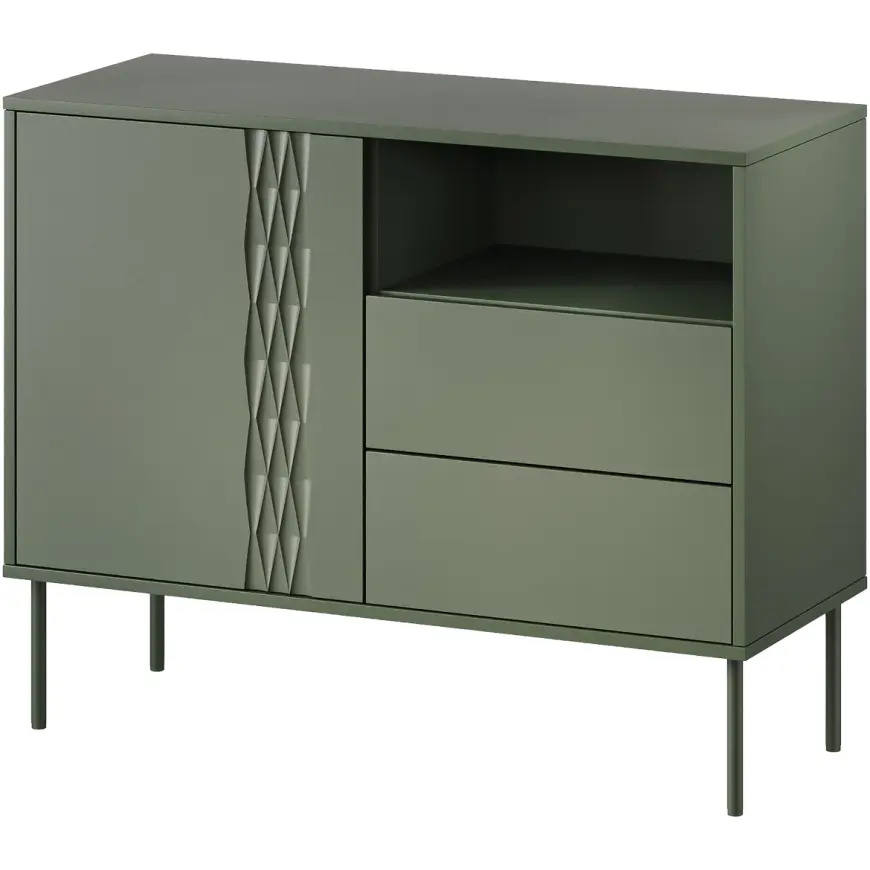 Komoda 1d2s Tresse Zieleń