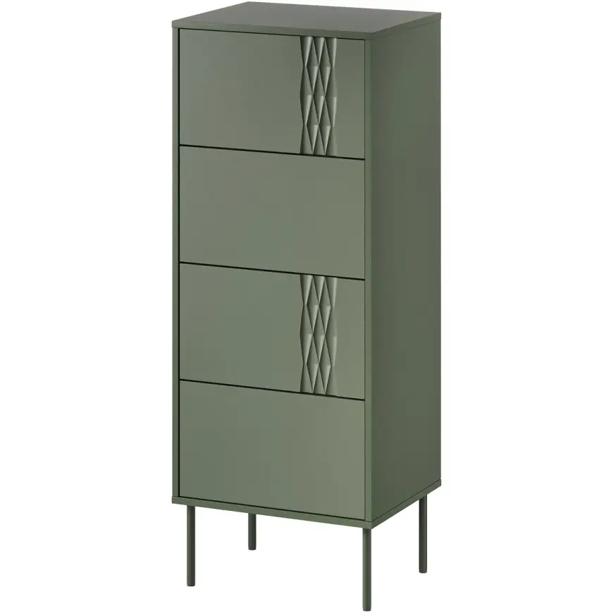 Komoda 4s Tresse Zieleń